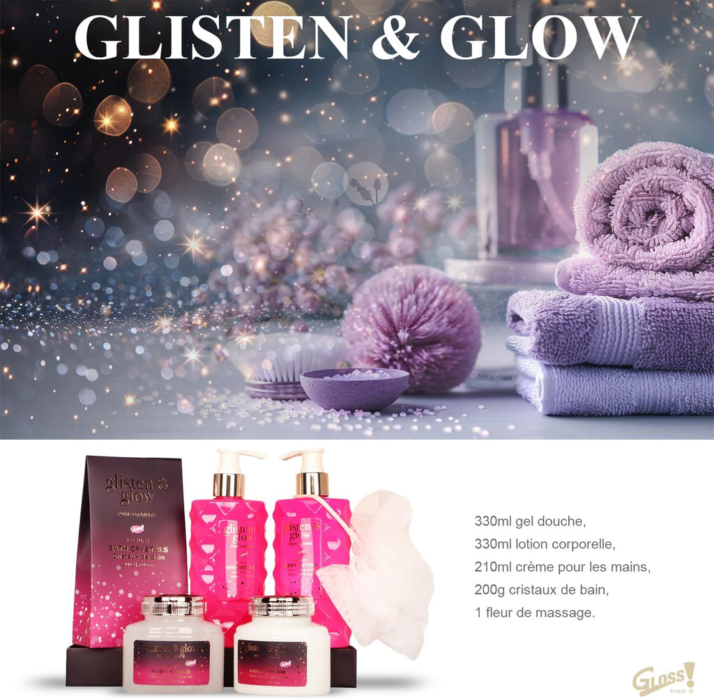 Coffret Bain – Moment Détente – Parfum Floral – Idée Cadeau Nature – Corbeille