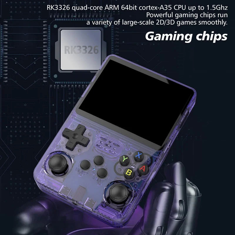 Handheld Game Console 3.5Inch IPS Screen 128G Classic Retro Consoles Arkos System Portable Pocket Video Game Player