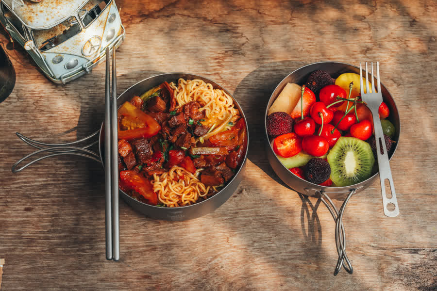 Lunch Boxes en Titane