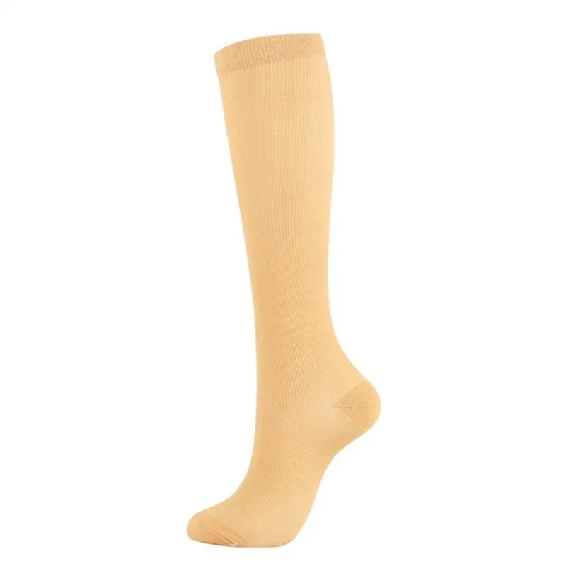 Antifatigue Unisex Compression Socks Flight Travel Anti-Fatigue Knee High Stockings anti Fatigue Magic Sock High Compression