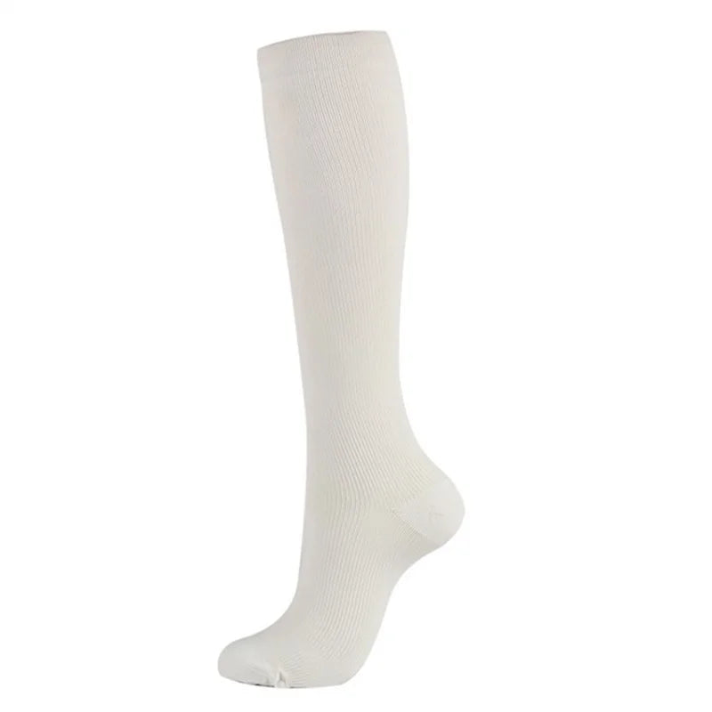 Antifatigue Unisex Compression Socks Flight Travel Anti-Fatigue Knee High Stockings anti Fatigue Magic Sock High Compression