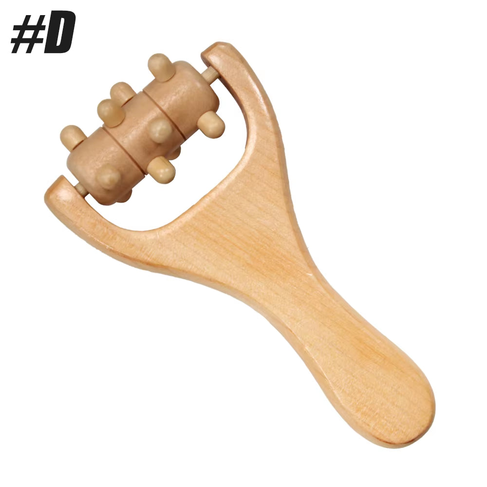 1Pcs Wooden Massage Roller,Instantly Self Massage Waist Thigh, Leg, Hands Full Body Roller Tool Massager DIY Maderotherapy