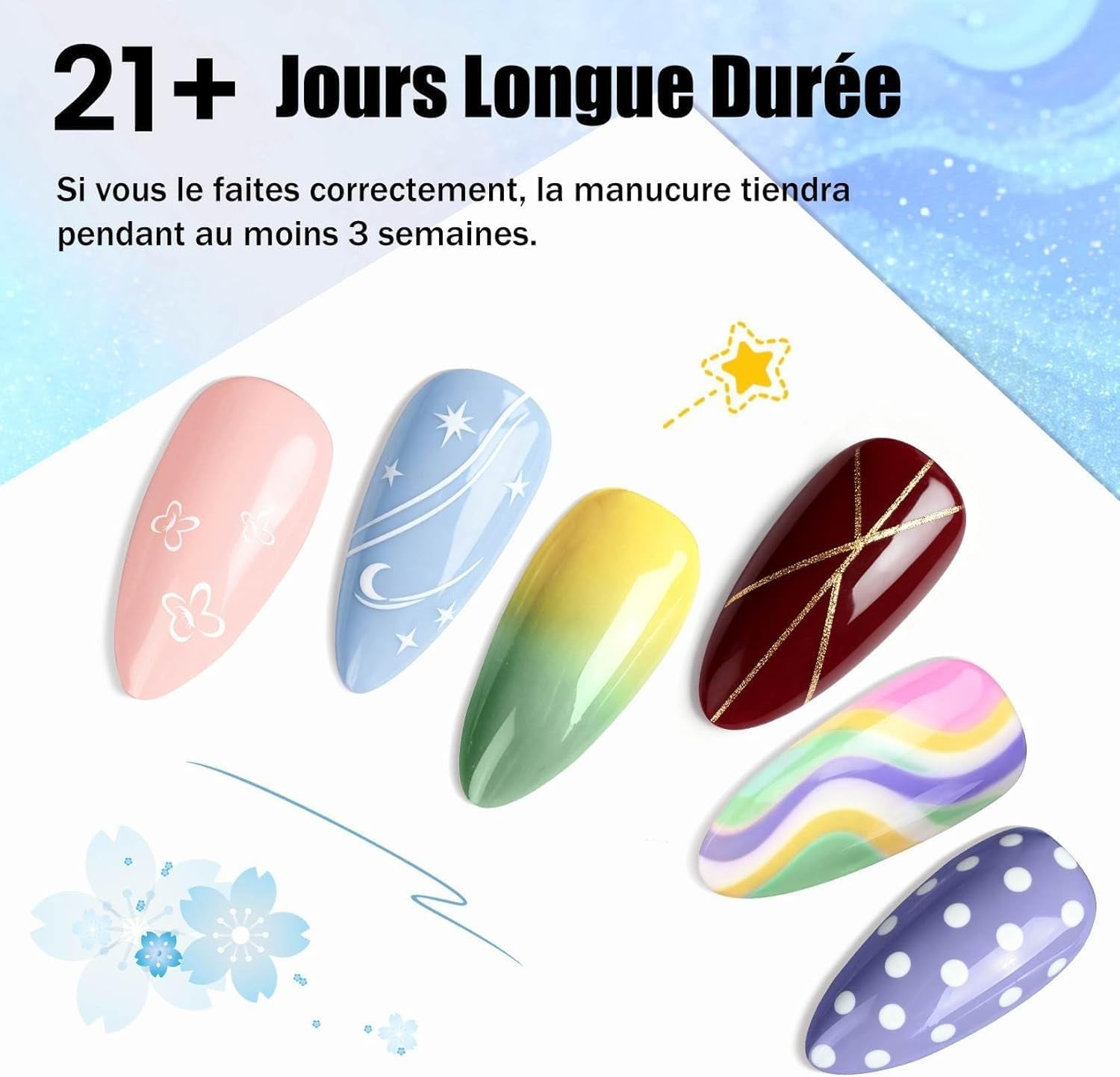 Kit Vernis Semi Permanent 20 Couleurs Vernis Semi Permanent Avec Lampe UV Base Et Top Coat Kit Semi Permanent Complet Outils De Manucure Cadeaux Pour Femmes