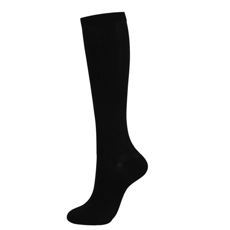 Antifatigue Unisex Compression Socks Flight Travel Anti-Fatigue Knee High Stockings anti Fatigue Magic Sock High Compression