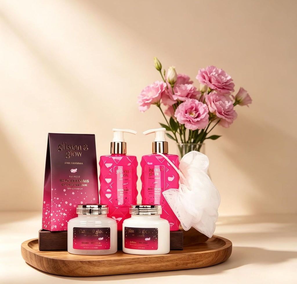 Coffret Bain – Moment Détente – Parfum Floral – Idée Cadeau Nature – Corbeille