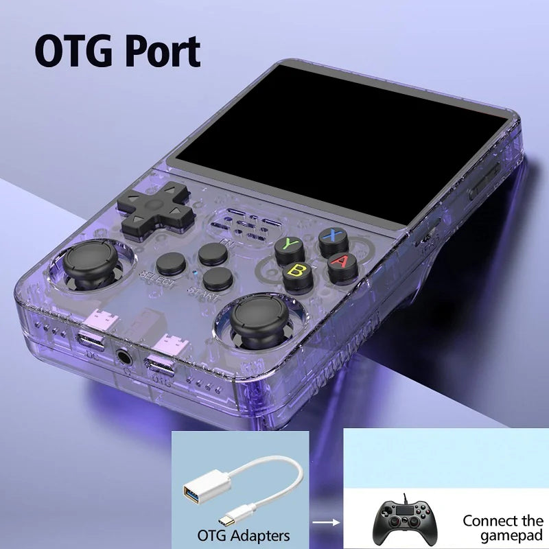 Handheld Game Console 3.5Inch IPS Screen 128G Classic Retro Consoles Arkos System Portable Pocket Video Game Player