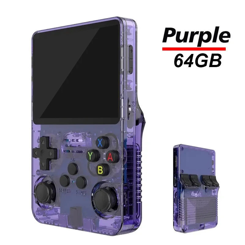 Handheld Game Console 3.5Inch IPS Screen 128G Classic Retro Consoles Arkos System Portable Pocket Video Game Player