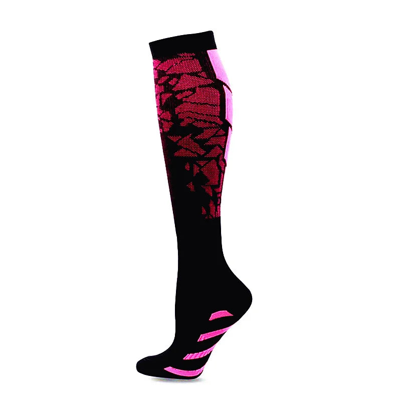 Antifatigue Unisex Compression Socks Flight Travel Anti-Fatigue Knee High Stockings anti Fatigue Magic Sock High Compression