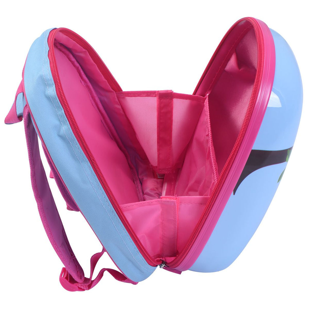 Valise Enfant+ Sac À Dos Bagage Trolley À Roulettes Pour Enfant Couleur Bleu Et Rose