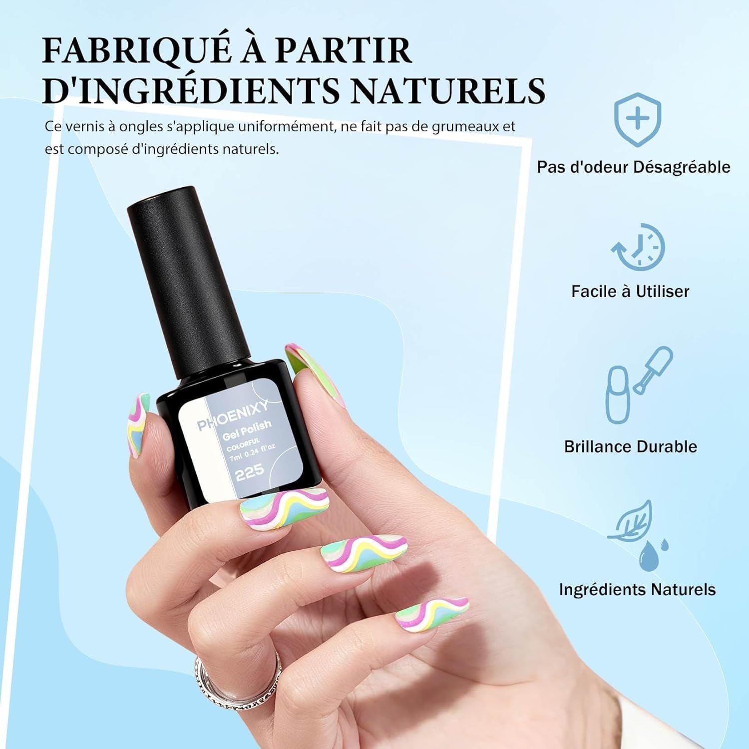 Kit Vernis Semi Permanent 20 Couleurs Vernis Semi Permanent Avec Lampe UV Base Et Top Coat Kit Semi Permanent Complet Outils De Manucure Cadeaux Pour Femmes