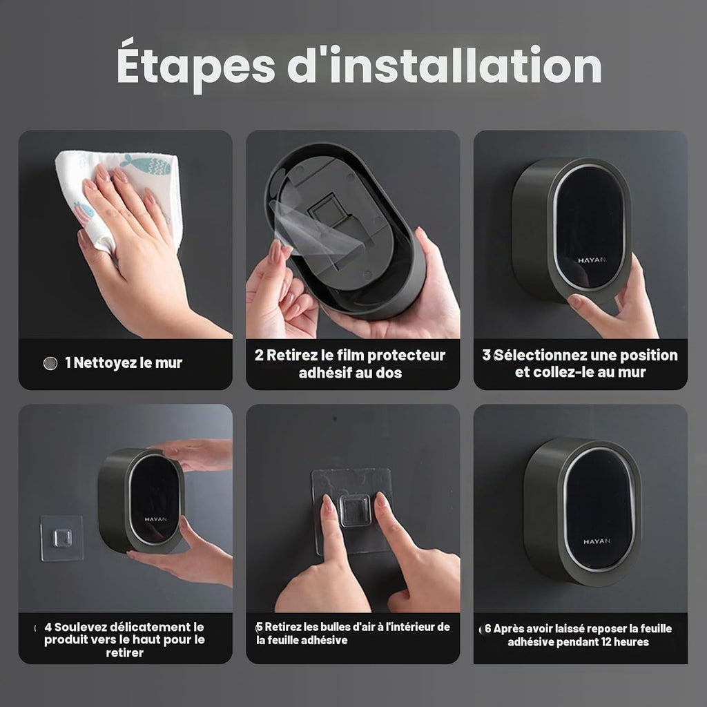 Brosse WC Jetable — 32 Têtes de Rechange + Support Mural | ZENYL M