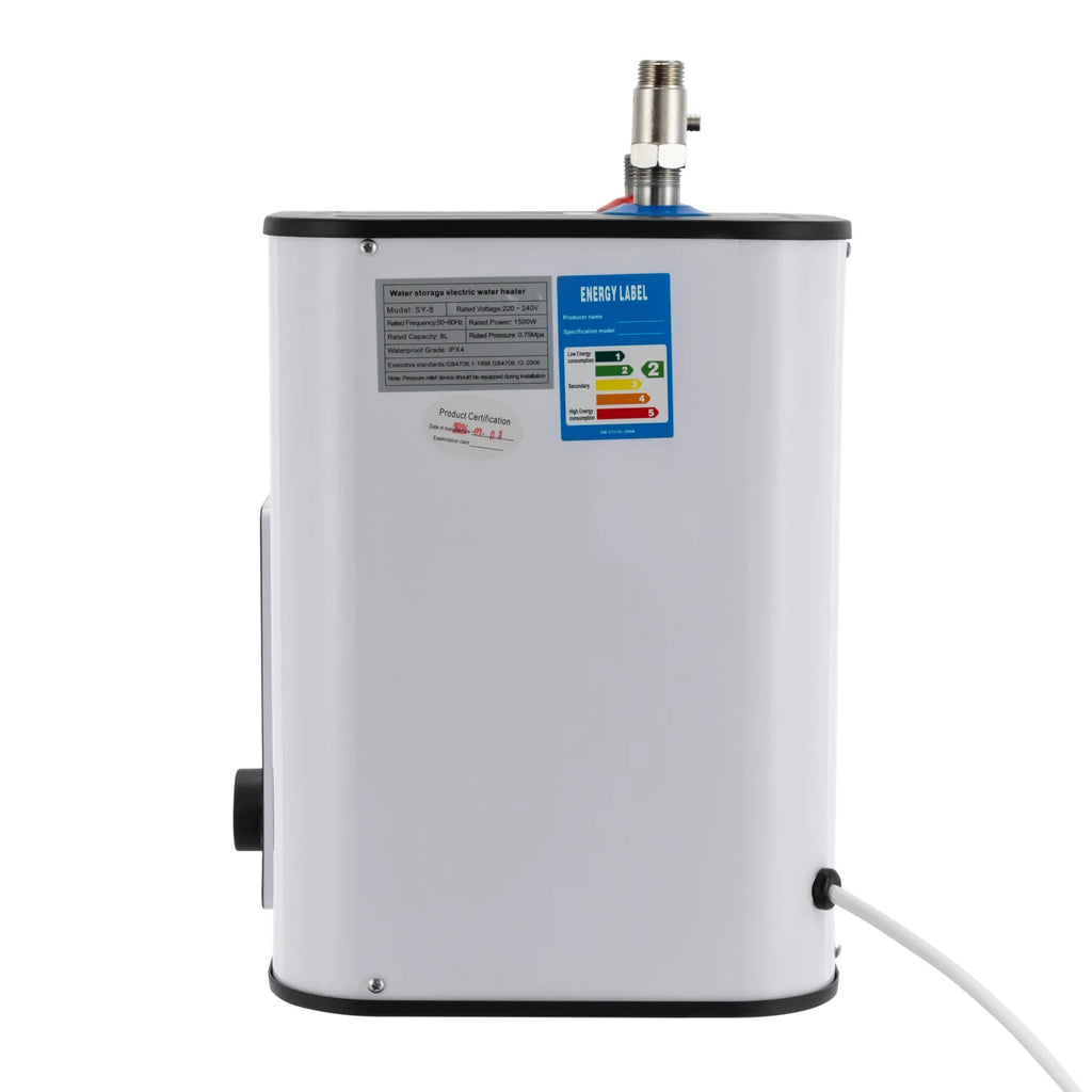 1500W Instant Electric Water Heater, Small Water Heater with Digital Temp Control 32-149°F for under Sink Kitchen Bath