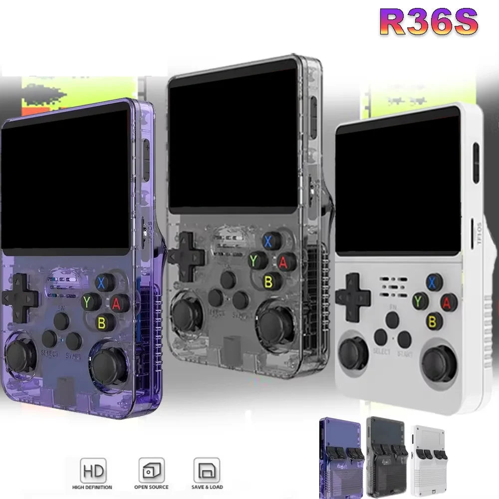 Handheld Game Console 3.5Inch IPS Screen 128G Classic Retro Consoles Arkos System Portable Pocket Video Game Player