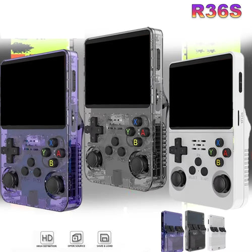 Handheld Game Console 3.5Inch IPS Screen 128G Classic Retro Consoles Arkos System Portable Pocket Video Game Player