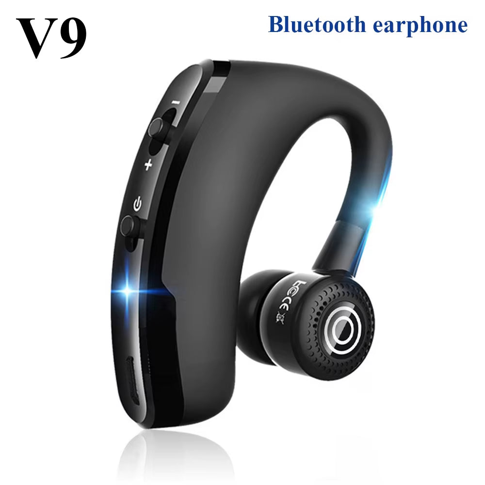 V9 Earphones Bluetooth Headphones Handsfree Wireless Headset Business Headset Drive Call Sports Earphones for Iphone Samsung