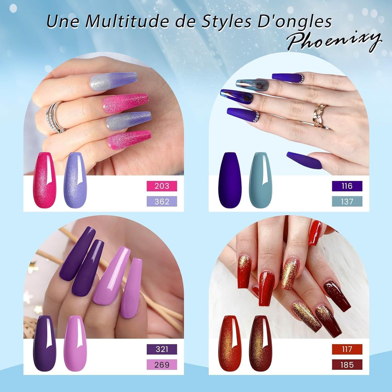 Kit Vernis Semi Permanent 20 Couleurs Vernis Semi Permanent Avec Lampe UV Base Et Top Coat Kit Semi Permanent Complet Outils De Manucure Cadeaux Pour Femmes