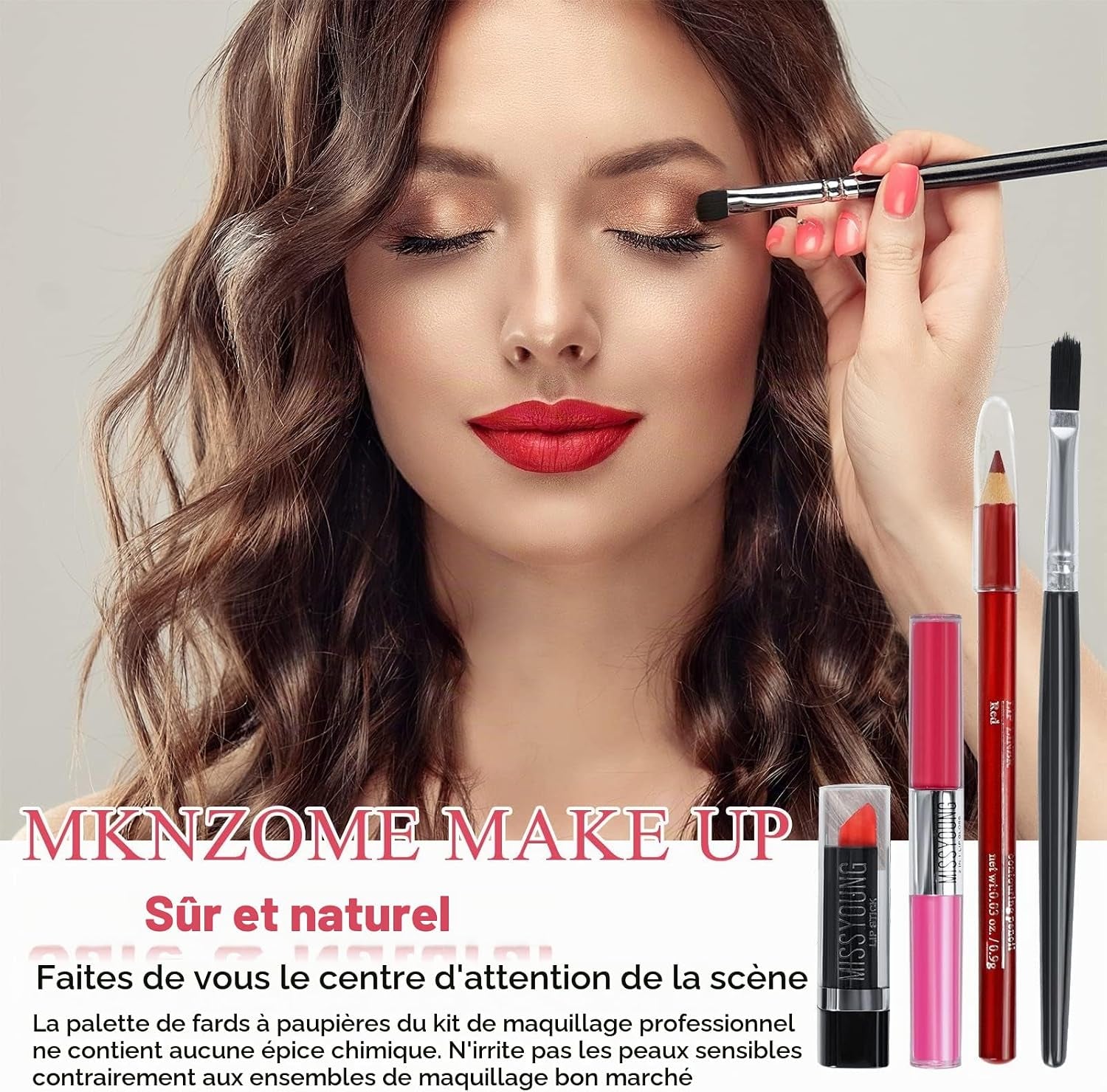 Kit De Maquillage Complet, Polyvalent Ensemble-Cadeau De Cosmétique Avec Fard À Paupières Palette Correcteur Fard À Joues Rouge À Lèvre Pour Femme, Tout-En-Un Mallette De Maquillage Beauté Set#2