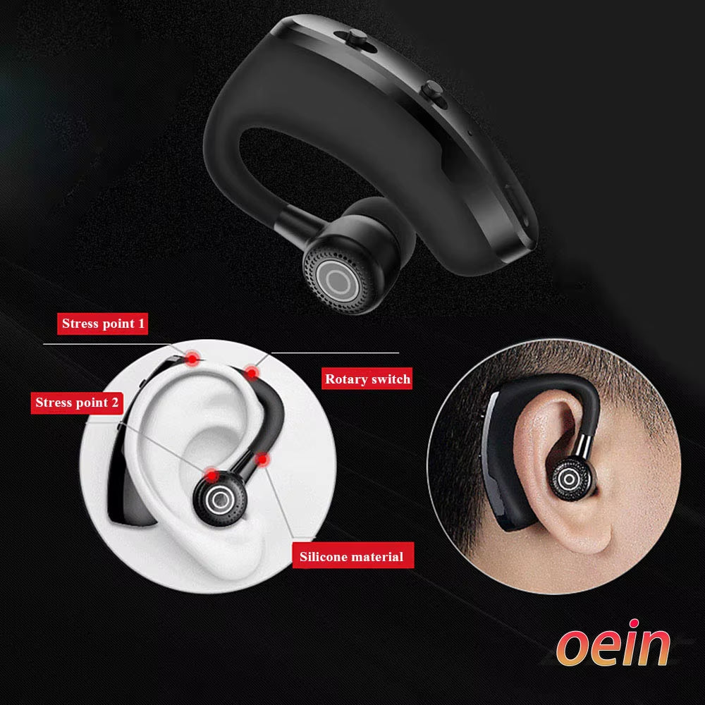 V9 Earphones Bluetooth Headphones Handsfree Wireless Headset Business Headset Drive Call Sports Earphones for Iphone Samsung