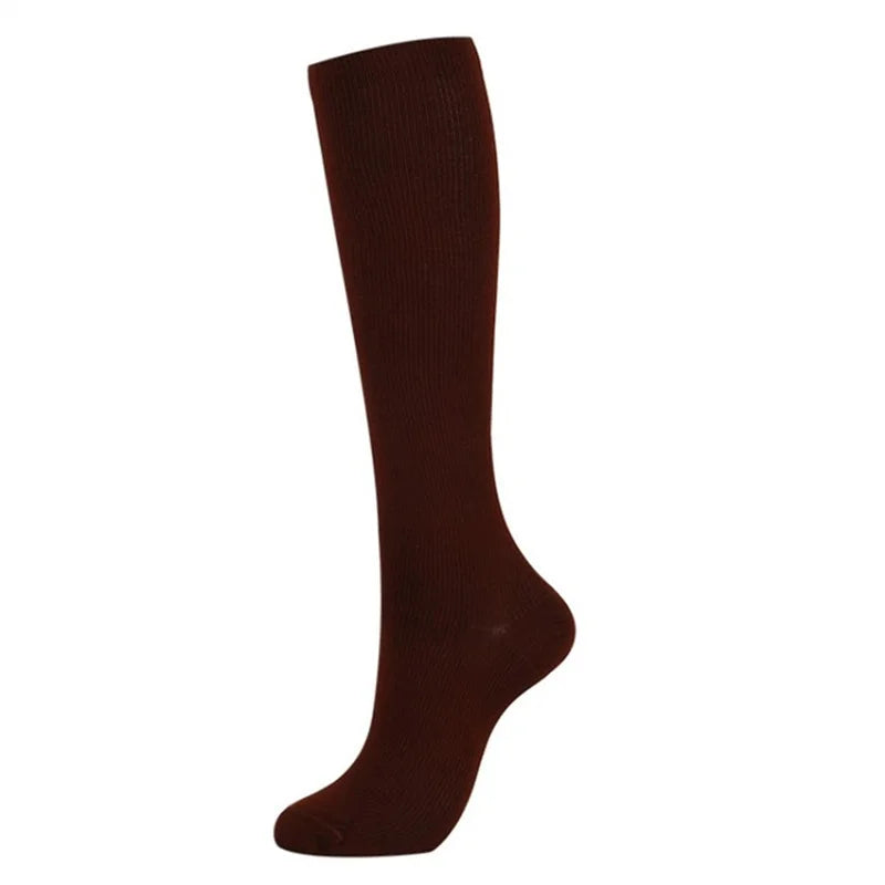 Antifatigue Unisex Compression Socks Flight Travel Anti-Fatigue Knee High Stockings anti Fatigue Magic Sock High Compression