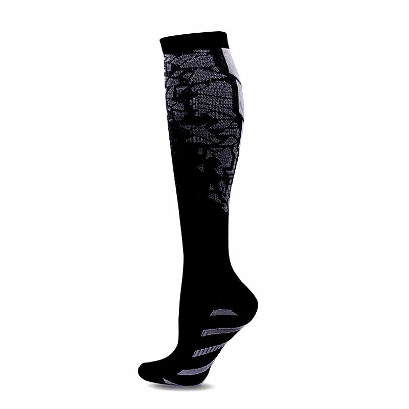 Antifatigue Unisex Compression Socks Flight Travel Anti-Fatigue Knee High Stockings anti Fatigue Magic Sock High Compression