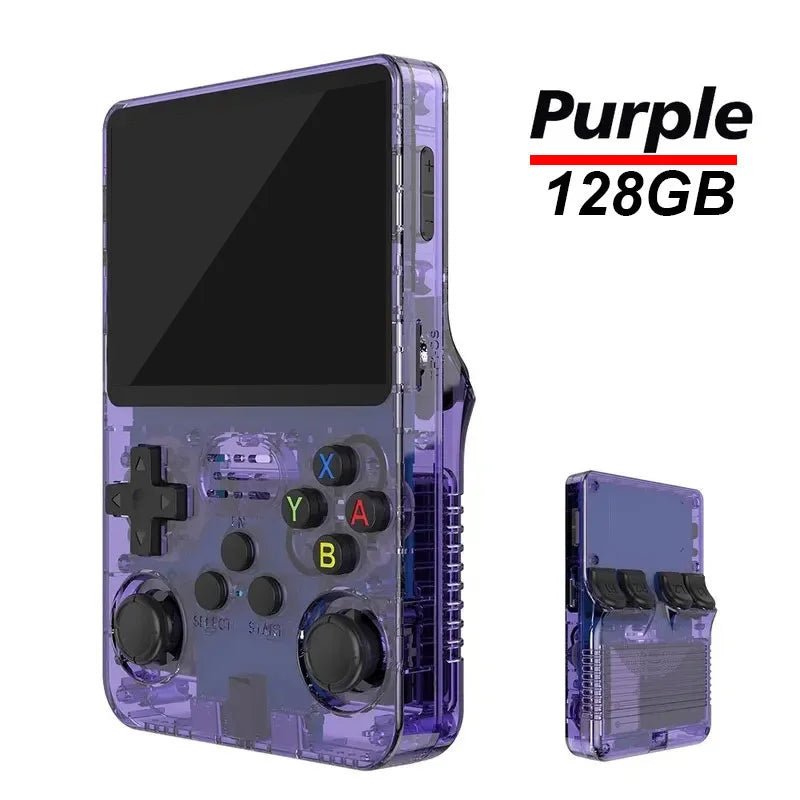 Handheld Game Console 3.5Inch IPS Screen 128G Classic Retro Consoles Arkos System Portable Pocket Video Game Player