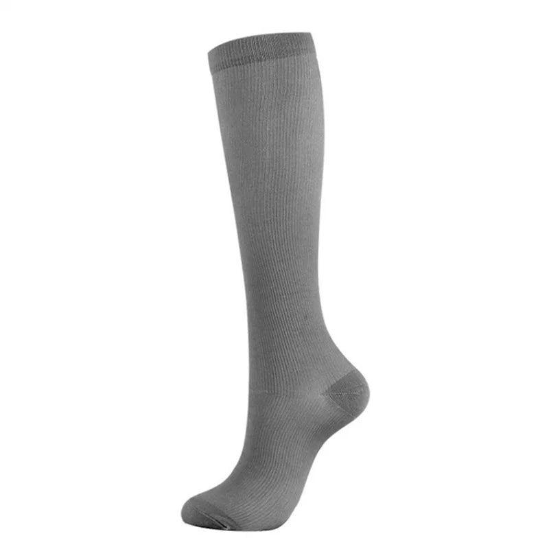 Antifatigue Unisex Compression Socks Flight Travel Anti-Fatigue Knee High Stockings anti Fatigue Magic Sock High Compression