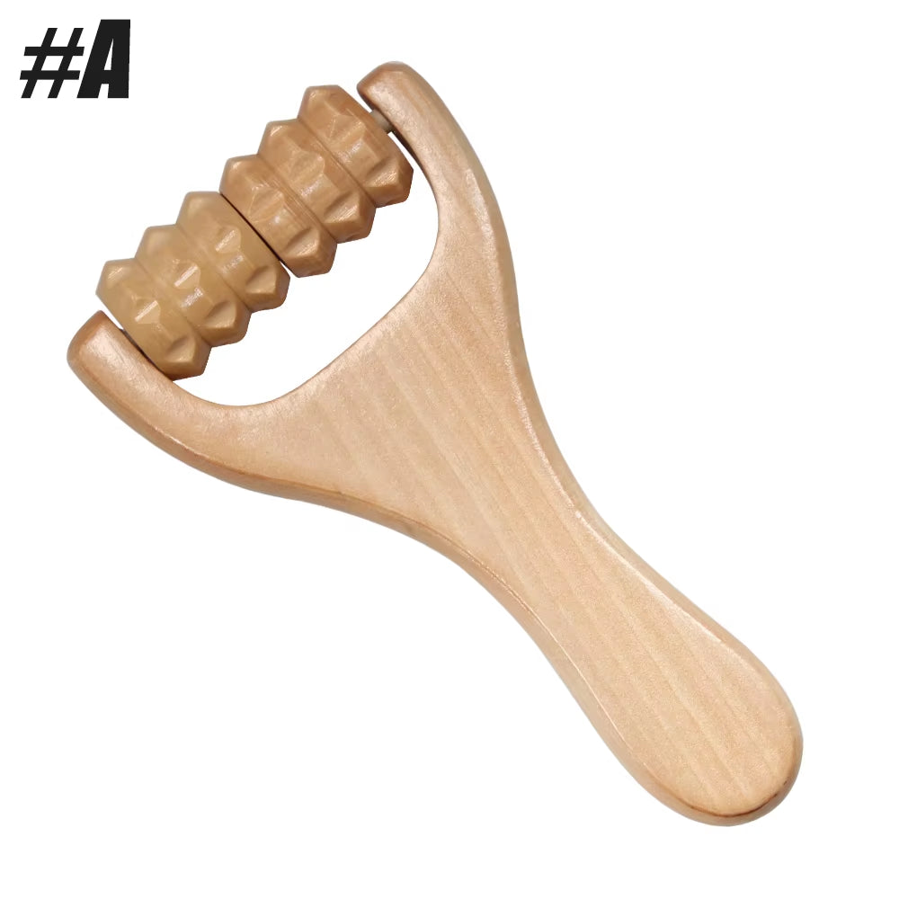 1Pcs Wooden Massage Roller,Instantly Self Massage Waist Thigh, Leg, Hands Full Body Roller Tool Massager DIY Maderotherapy