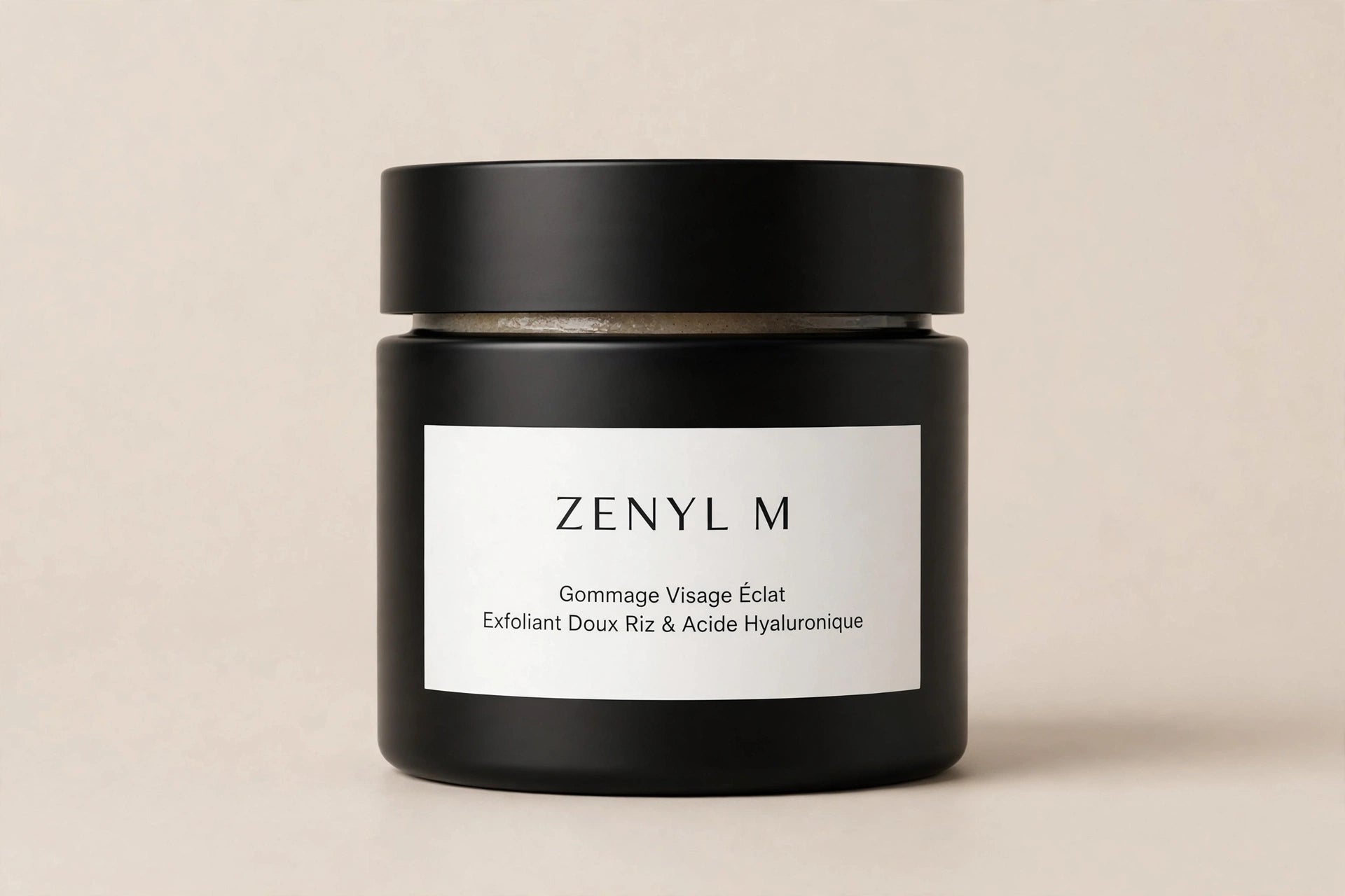 Gommage Visage Éclat ZENYL™ - Exfoliant Doux Riz & Acide Hyaluronique - Peau Neuve en 60s
